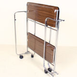 Folding serving in chromed metal vintagedanois