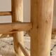 50 cm clogged stool made of lemon and recycled cotton