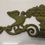 cast iron door pediment