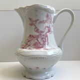 Pichet Cruchon Pot Broc à Crème Lait Porcelaine Cherbourg Style Louis XV