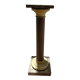 Louis XVI style presentation column in patinated beech, 20th century