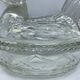 Beurrier en verre poule