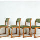 Set of 4 Self sled chairs
