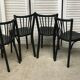 Set of four Baumann chairs