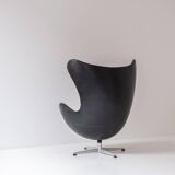 Early ‘Egg’ armchair designed by Arne Jacobsen for Fritz Hansen, Denmark 1958.