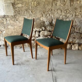 Paire de chaises de Johannes Andersen