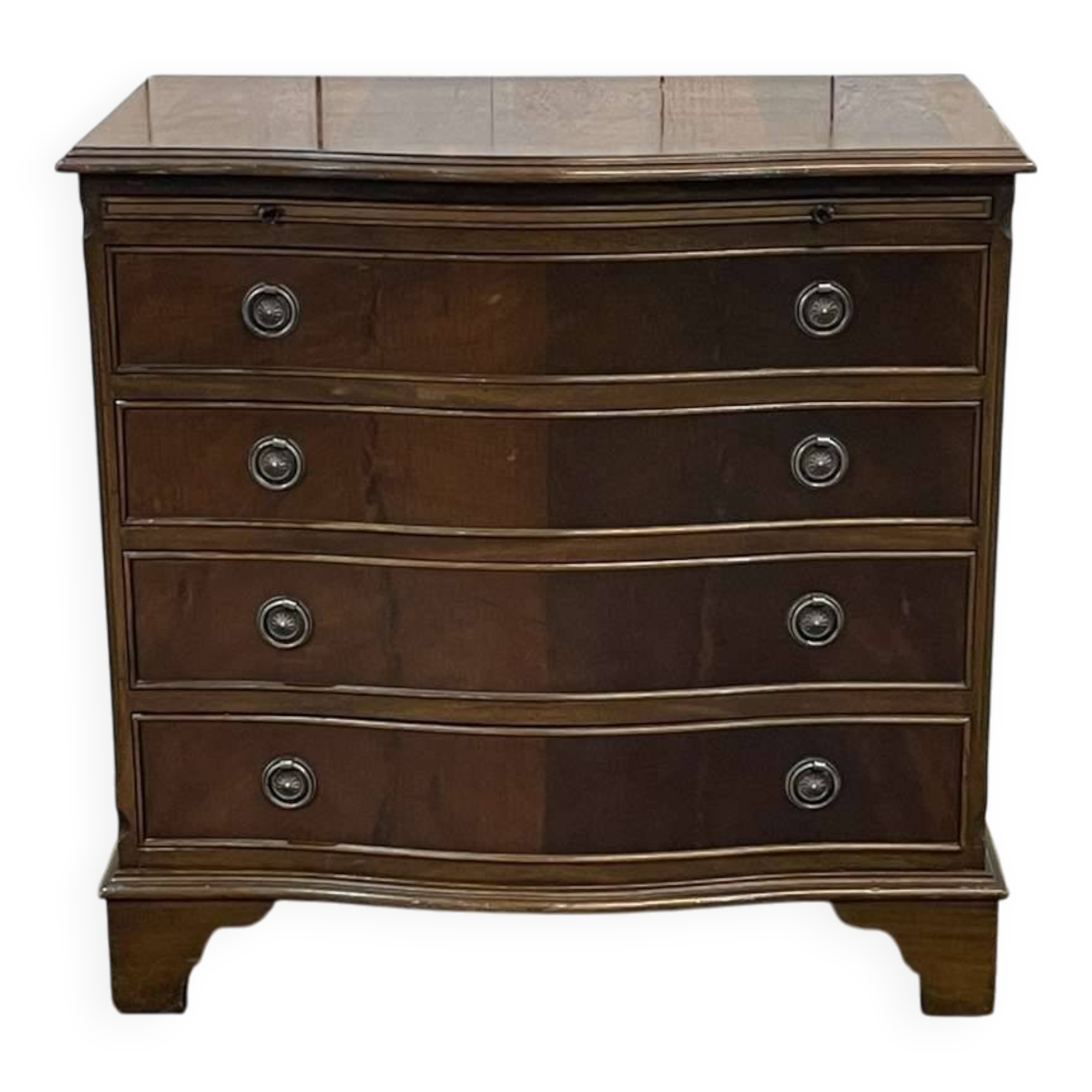 English mahogany commode from the 1950s.