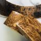 Triptych candle holders arcs wood