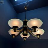 Large Art Deco Murano Glass Chandelier 1960’s