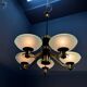 Large Art Deco Murano Glass Chandelier 1960’s