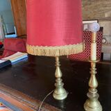 Paire de lampes laiton