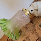 Tulip and porcelain wall lamp