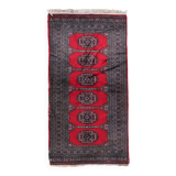 Tapis vintage ouzbek Boukhara fait main en laine – 92 x 186 cm – 1970s