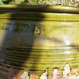 Jar, glazed earthenware pottery