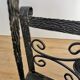 Vintage Iron Cast Magazine Rack: Handmade Gothic Home Decor