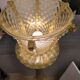 Lampadaire, verre de Murano et poussière d'or, Barovier & Toso, années 50