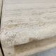 Paire de tables basse en travertin italie 1980s