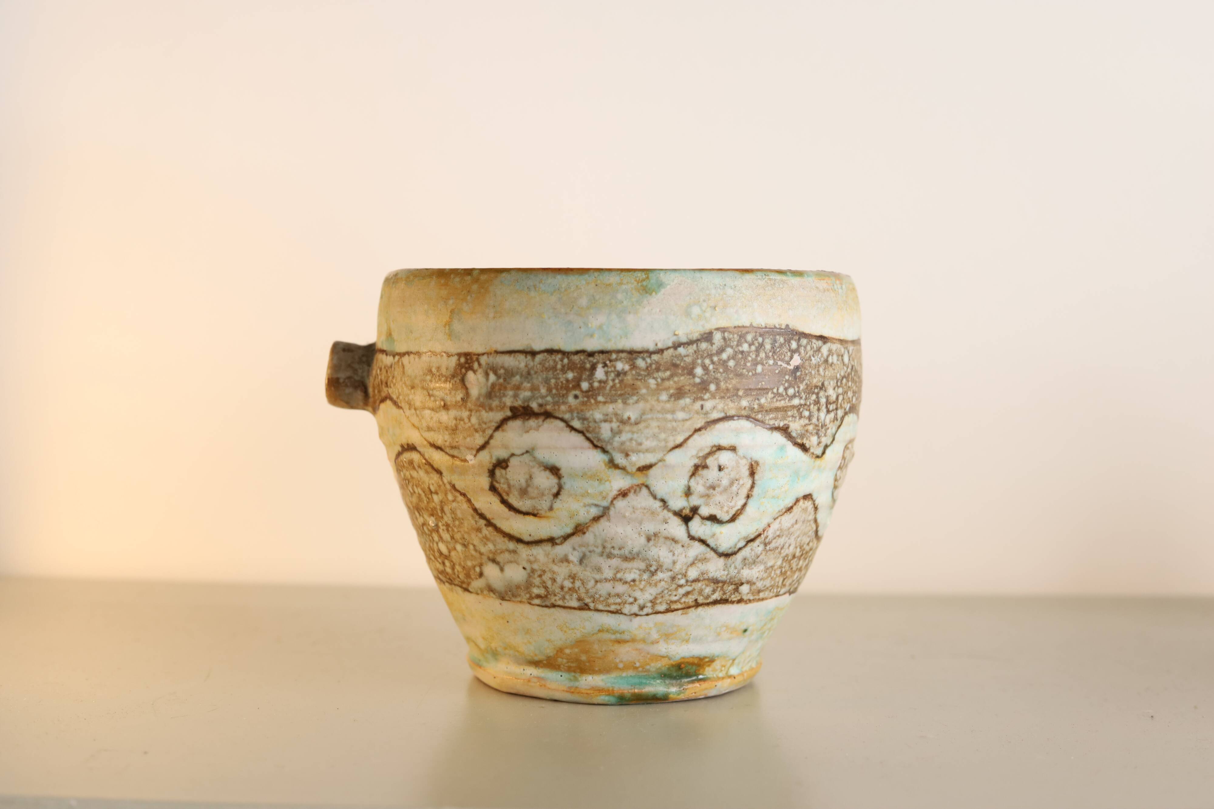 Free-form ceramic by cécile dein circa 1960