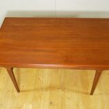 Scandinavian dining table by Johannes Andersen 2 extensions 60s