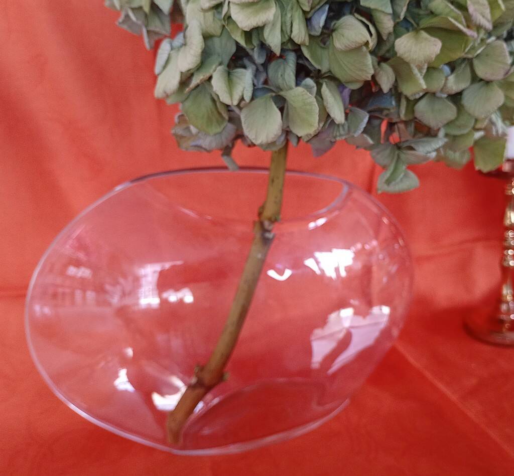 Large Mid-Century Modern "Aava" Glass Vase by Markku Salo for Iittala