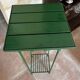 Metal and wood console table
