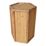 Vintage bamboo side table