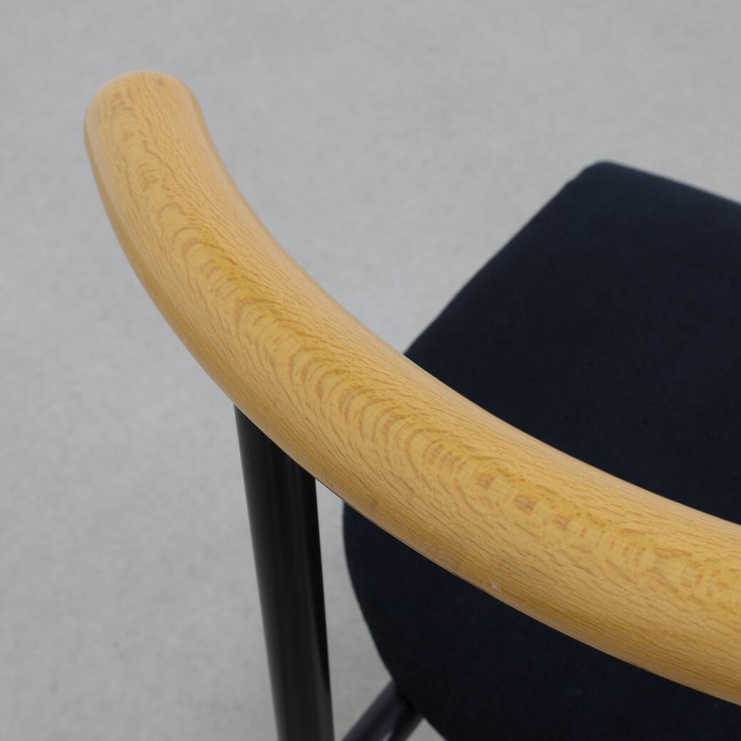 Postmodern dining chairs, 1980s, set of 6