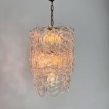 Spun Sugar Pendant by Vistas for Mazzega, 1960s