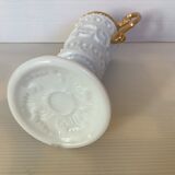 Opaline fairground footed vase