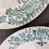 6 Flat plates iron earth by Bertrand Bordeaux / model Anémones