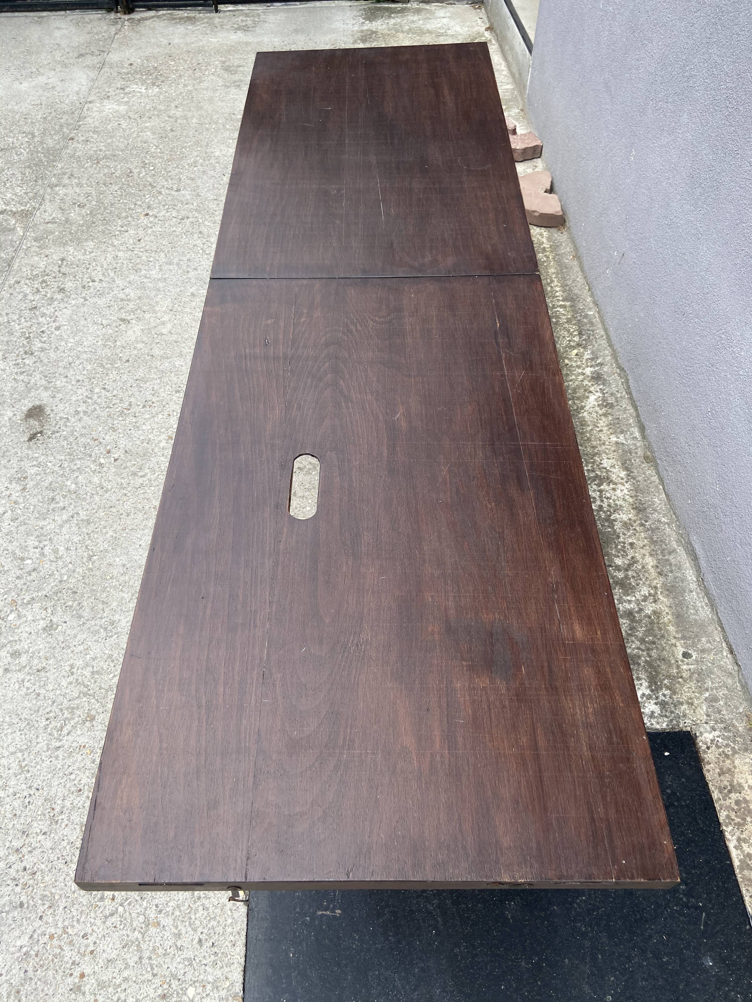Wooden upholstery table