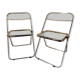 Pair of Plia chairs by Giancarlo Piretti