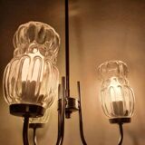 Vintage chrome chandelier