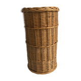 Umbrella holder, braided wicker