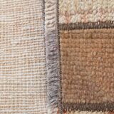 2x9 Soft Pastel Brown & Beige Turkish Runner Rug, 61x266Cm SK 21389