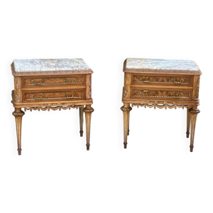 paire de commodes ou - chevets