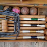 Vintage croquet game 50s