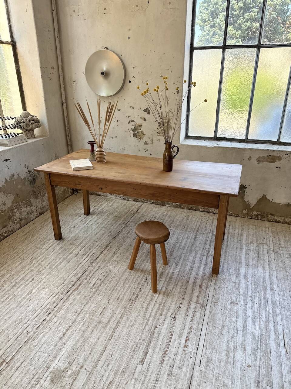 Cherry farmhouse table 1m8