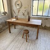 Table de ferme en cerisier