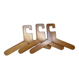 Trio of Scandinavian wooden hangers year 70