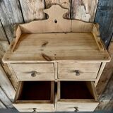 Hanging craft cabinet with drawers