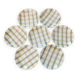 Set of 7 plates Moulin des loups