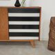 Black and white U 460 sideboard by Jiri Jiroutek for Interier Praha 1960