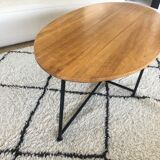 Vintage oval coffee table