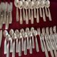 A cutlery set of 81 pieces.