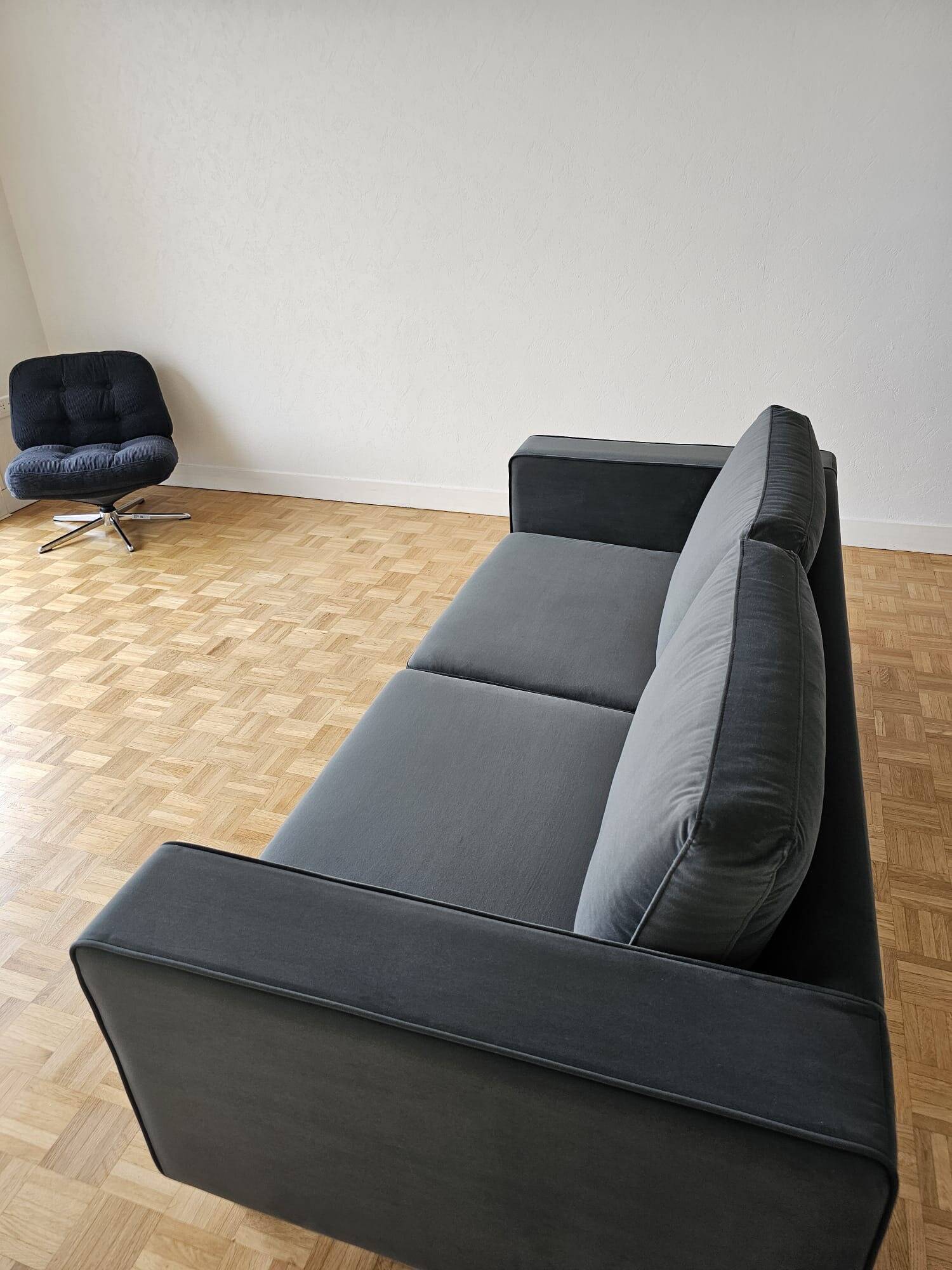 Canapé Boconcept vert velvet 2,5 places