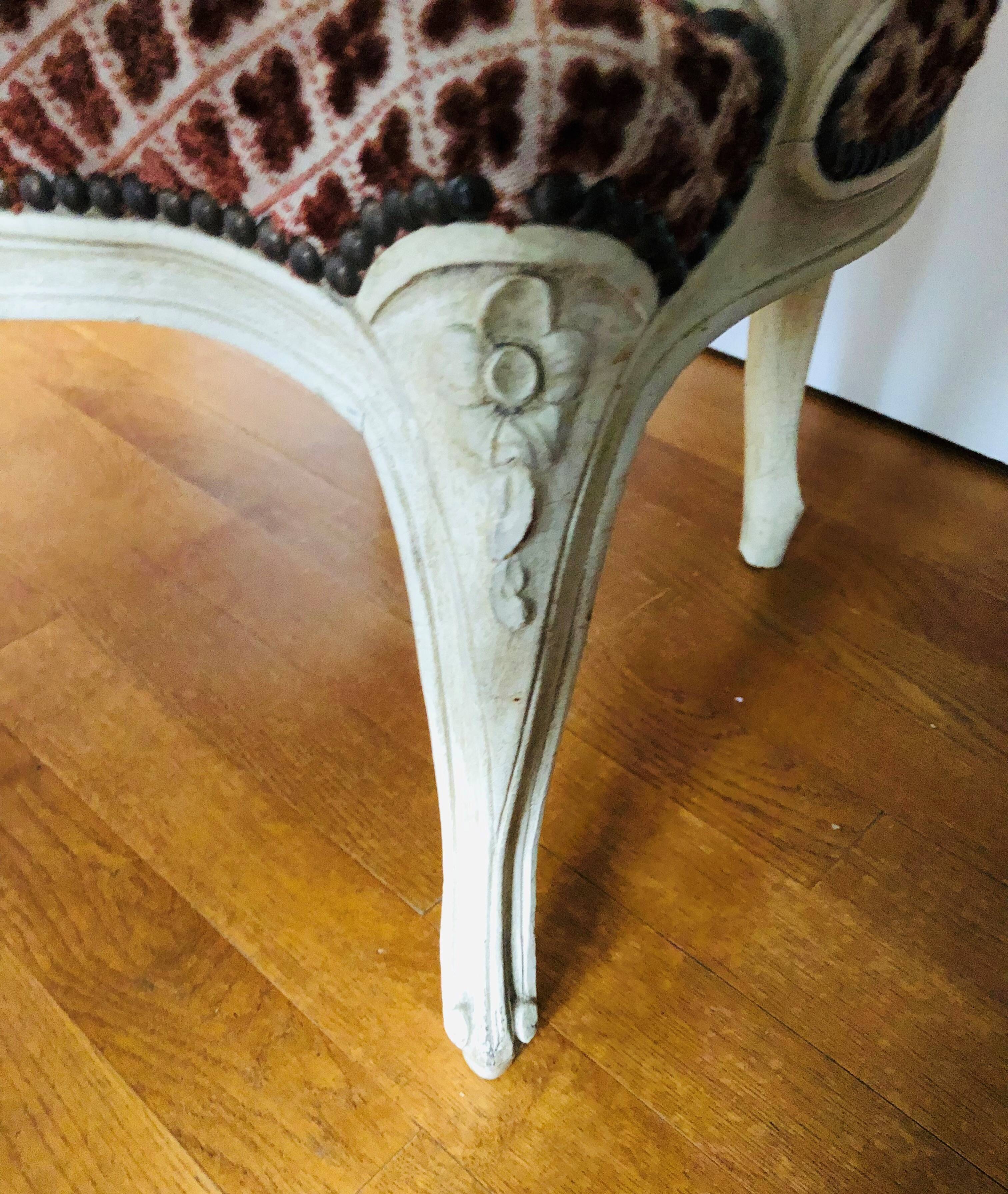 Louis XV style convertible armchair