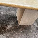 70s travertine coffee table
