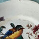 6 polychrome flat plates HB&Cie Choisy Le Roi