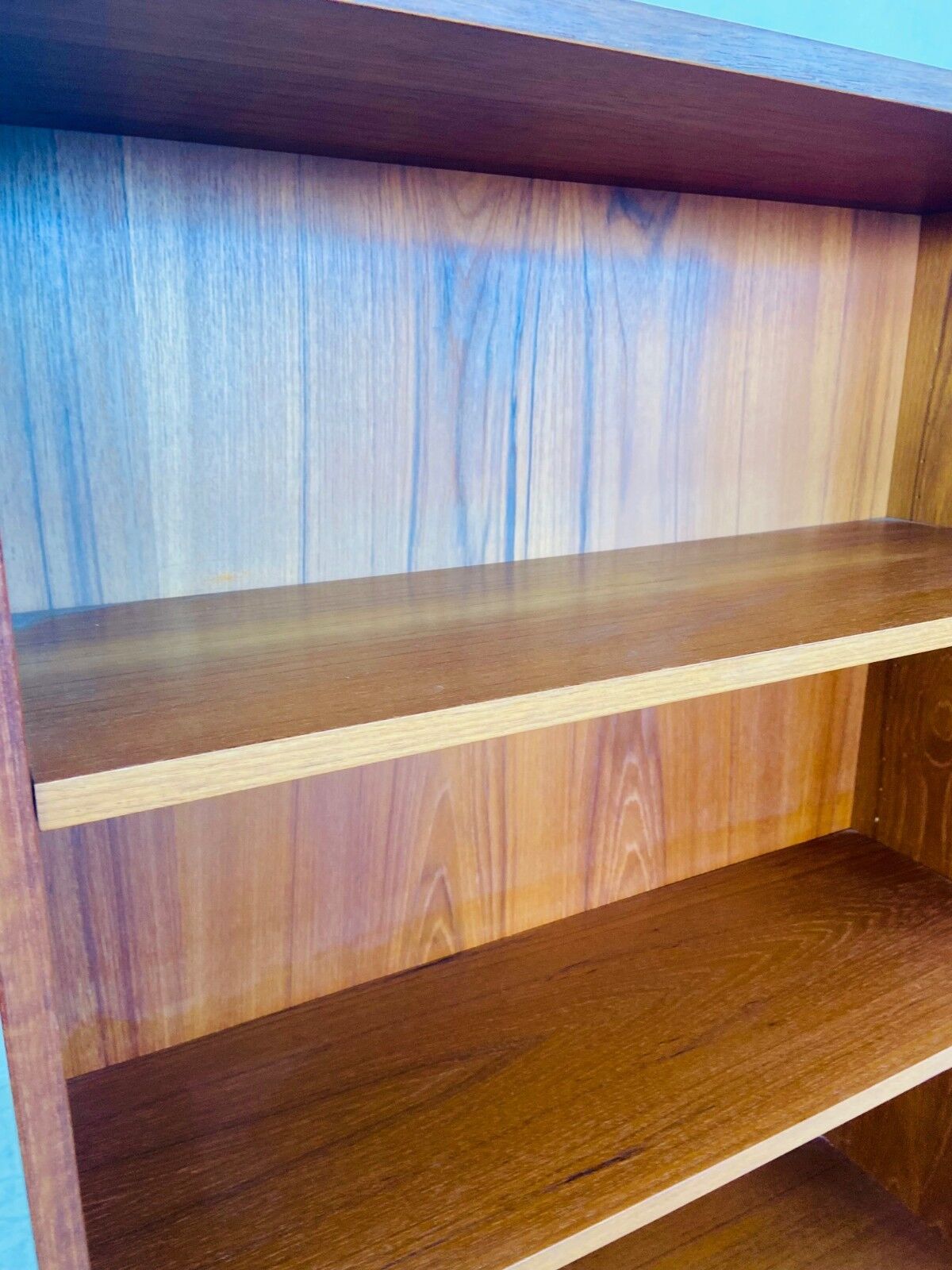 Danish retro vintage bookcase by Ølholm Møbelfabrik in teak 1960s